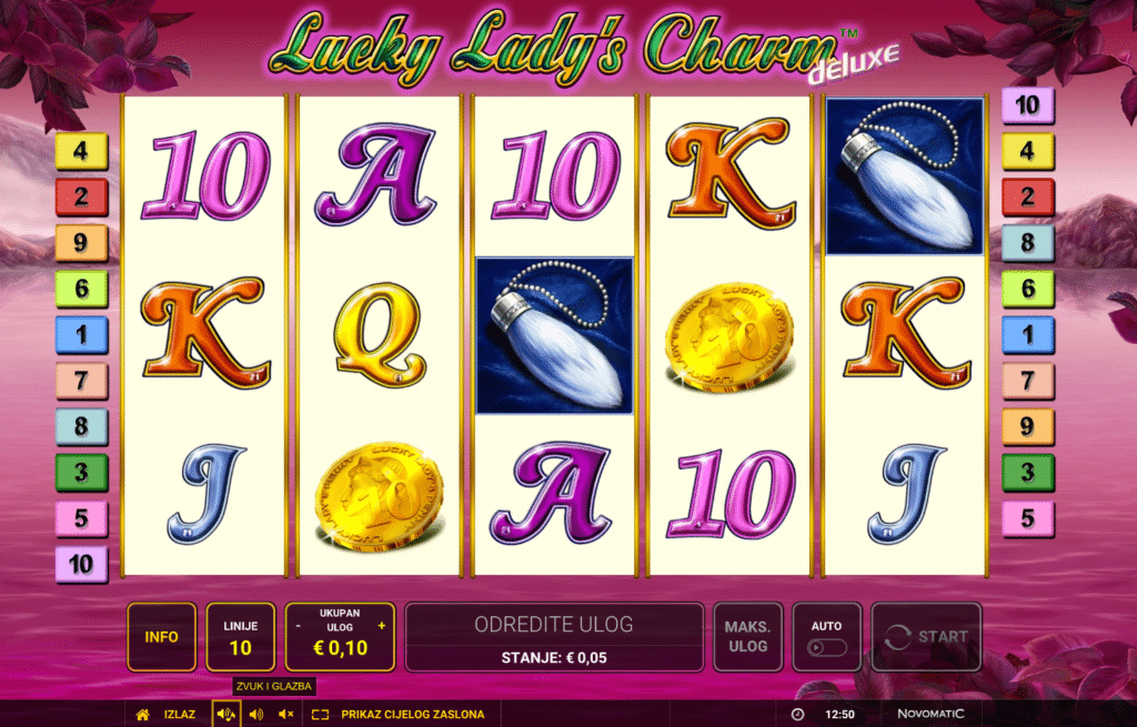 Lucky Lady Charm deluxe Greentube