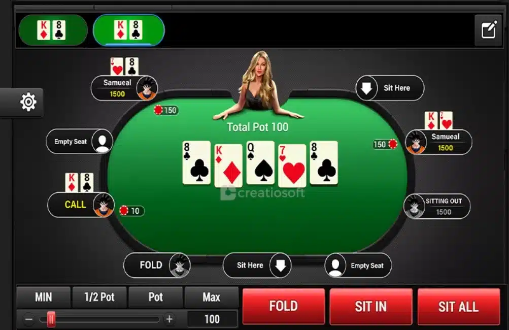 Texas Holdem poker igra online