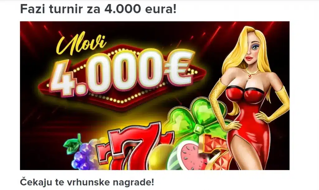 Besplatne slot igre bez registracije - Fazi turnir