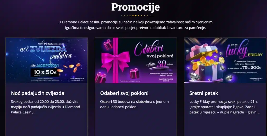 Diamond Palace promocije