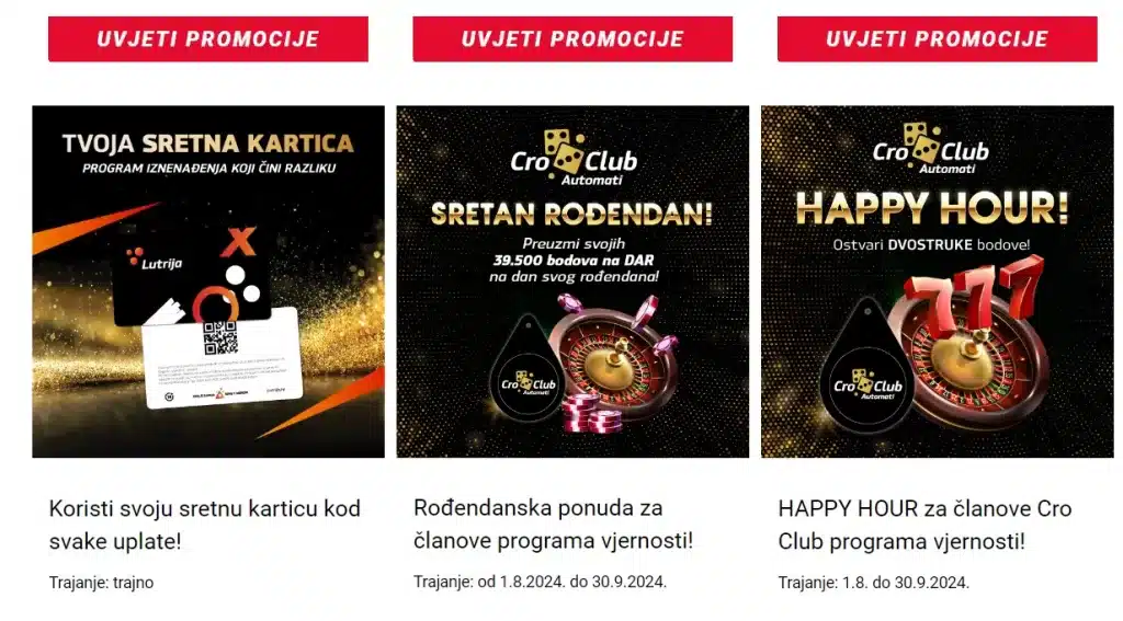 Hrvatska lutrija promocije Cro Club