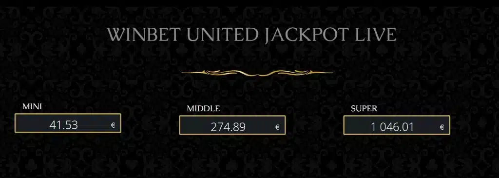 Winbet jackpot