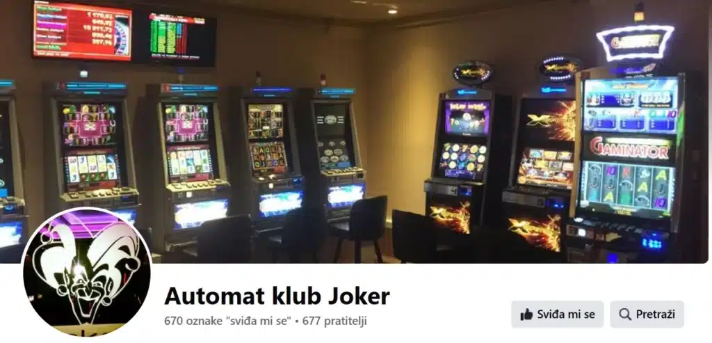 Automat klub Joker Facebook