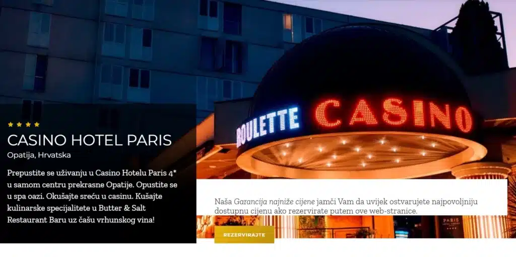 Casino hotel Paris