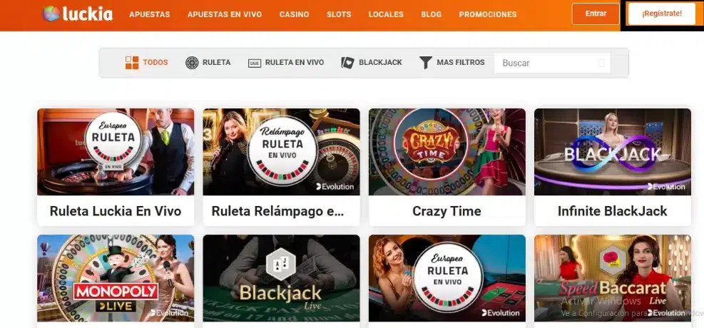 luckia online casino