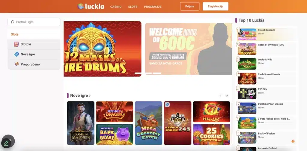 luckia bonus bez depozita